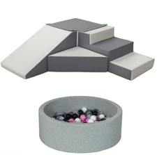 Step & Slide + Round Ball Pool + 300 Balls