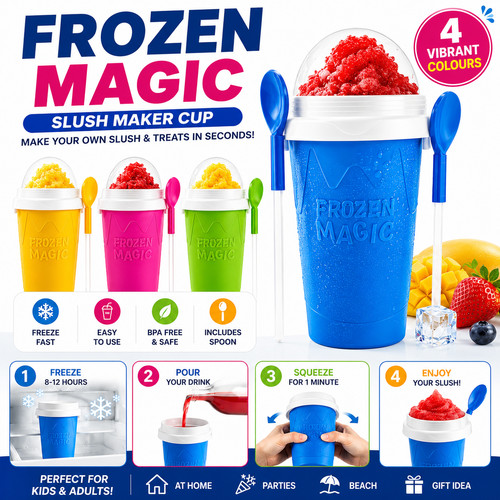 Slushy cup maker - slushy, squeeze