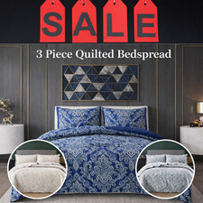 Quilted Bedspread Embossed