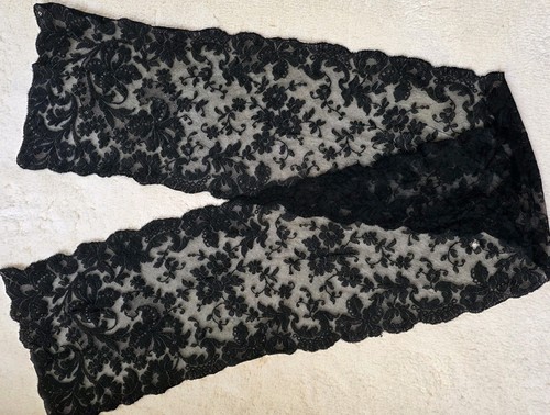 Victorian funeral lace - funeral,
