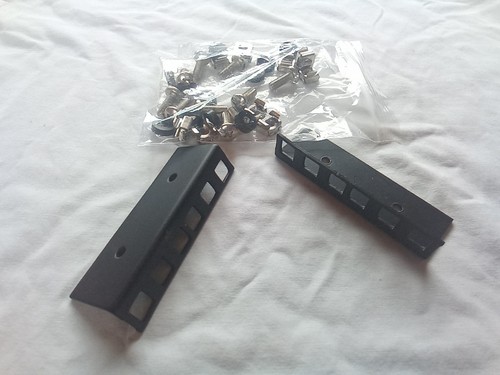 Rack mount rails screws and - mount,