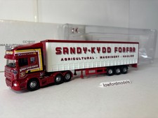 Corgi CC18107 Scania R with box trailer Sandy Kydd 1.76 scale (used)