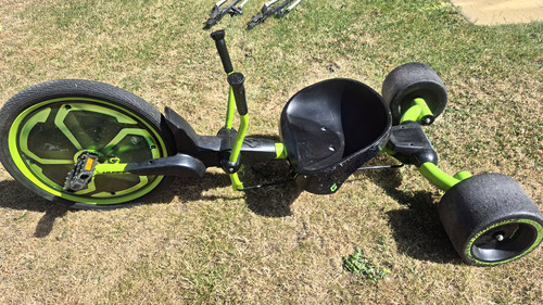 Green black wheel drift - black, 3-wheel