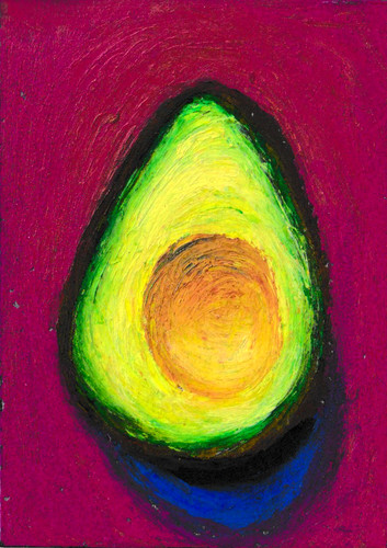 Aceo original fruit study - original,