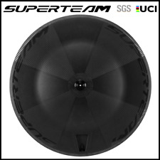SuperteamCarbon Bike Disc Wheel 700C Track/Road Bike Disc Rear Wheel Fixed Gear