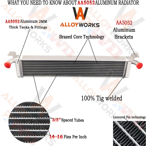 Rows aluminium radiator - 2,