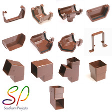 BROWN SQUARE Gutter Fittings