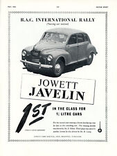 Jowett Javelin Cars Bradford E Elliot 1st Laing 3rd 1.5 litre  RAC Rally 1953 A