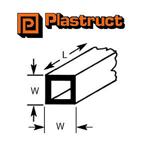 Plastruct square tube section - square,