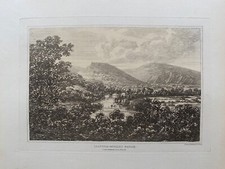 1812 Antique Print; Old
