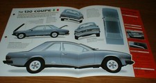 1973 FIAT 130 COUPE SPEC SHEET
