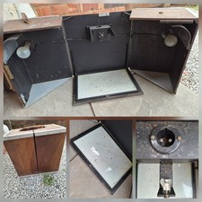 Antique box ,2 bulbs, Negative