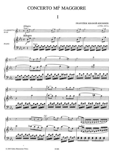 Concerto for clarinet - concerto,