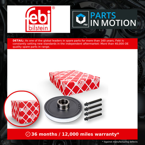 Crankshaft pulley fits - crankshaft, mini