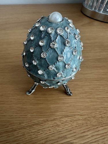 Blue faberge egg style - blue,