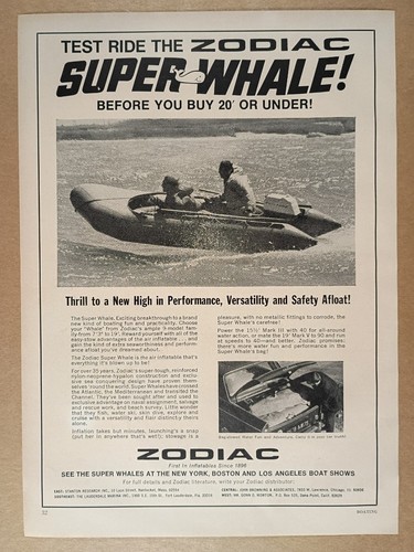 1970 zodiac super whale - zodiac,
