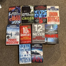 James Patterson Books Job Lot bundle Of 10 Paperbacks. Fantastic Buy!!