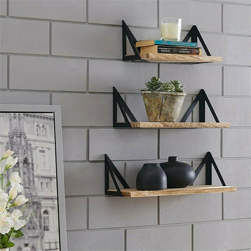 Floating wood shelves - wood,