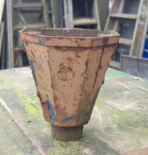 Vintage Victorian Cast Iron Wall Garden Planter Rain Hopper