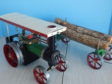 MAMOD TE1A Steam Driven Tractor Traction Engine and Log Trailer - England