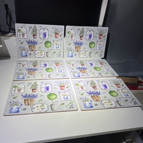 Lavender themed placemats - lavender-themed,