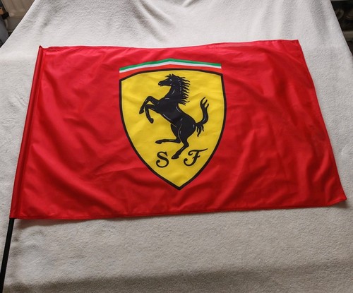 Ferrari official flags red - red, 90
