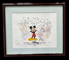 The Magic Of Disney Animation Cel - With Signed David E Rippberger Card 1998