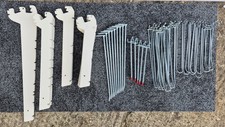 Shop Wall Gondola Shelf Display Hanger Metal Pronged Single Peg Bar Hook Job Lot
