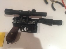 Han Solo DL-44 Blaster 1:1 Replica Custom Painted Prop With Stand!