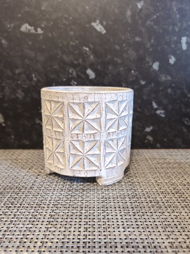 Grey white squares design - grey,
