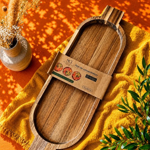 Acacia wood rectangular - acacia,