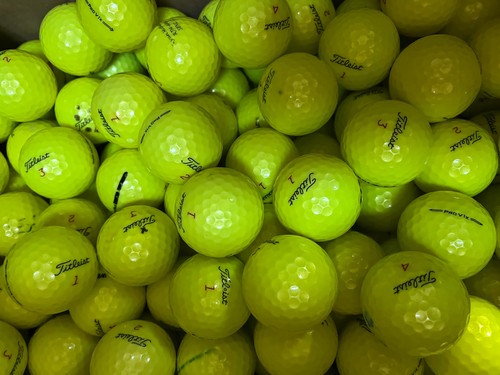 Yellow titleist pro v1x - yellow,