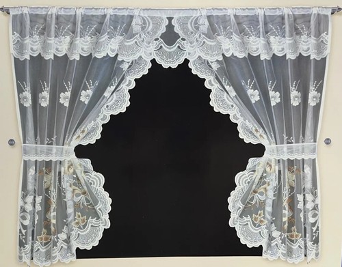 Leanne kitchen curtain cream - kitchen,
