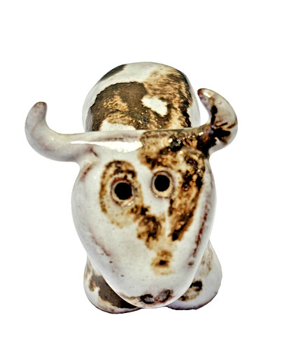 Cow ornament spotted with - ornament,
