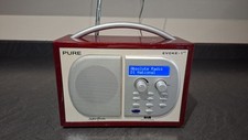 Pure Evoke -1xt DAB Radio. Red