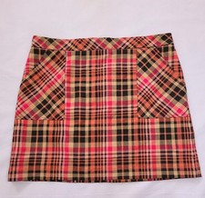 Next Tartan Skirt Size 14 Tailored Check Fully Lined