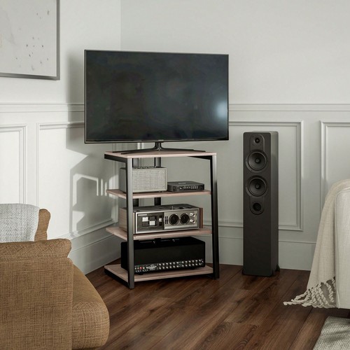 Grey corner stand particle - corner, tv