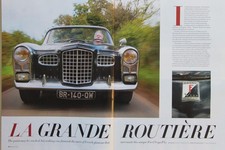 Original CC 2013 extracted mag article: 1956 FACEL VEGA FV2 convertible