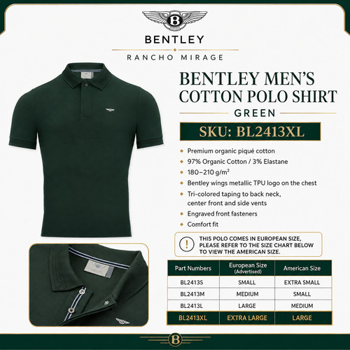 Genuine bentley men green - men's,