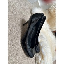 Vintage black leather Bertie