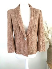 Rose Gold Lace Blazer Jacket