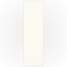 40 Linen White Card Bookmark