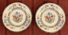 2 Small Spode Chinese Rose Side Plates 16cm