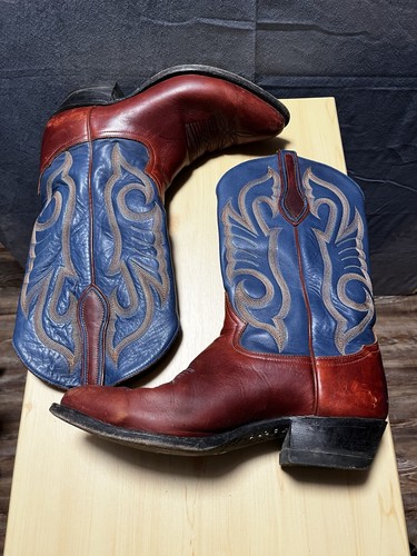 Tony lama blue brown - tony,