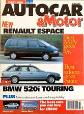 AUTOCAR MAGAZINE 29-MAY-91 -