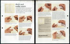Arch & Trellis Stitch #84 Stitch Library - The Art Of Crochet Pattern