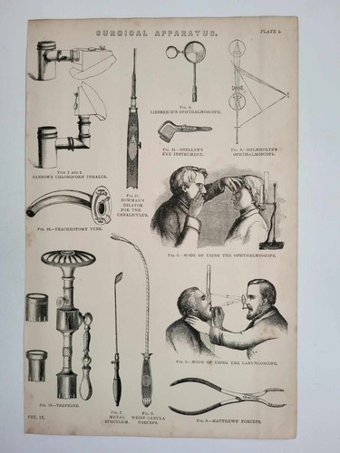 Antique print dated - dated, 1877