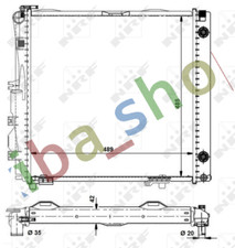ENGINE RADIATOR FITS MERCEDES