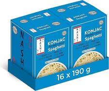 Nashi Shirataki Konjac Moyu Spaghetti (8×190g) X 2 (Pack of 16) - Low Fat