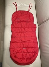 MACLAREN Universal Red Footmuff Buggy Pushchair Stroller Pram Cover Cosy Toes